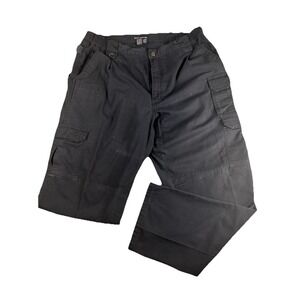 5.11 Tactical Taclite Ripstop Cargo Pant Navy Polyester Cotton Blend Size 40x32
